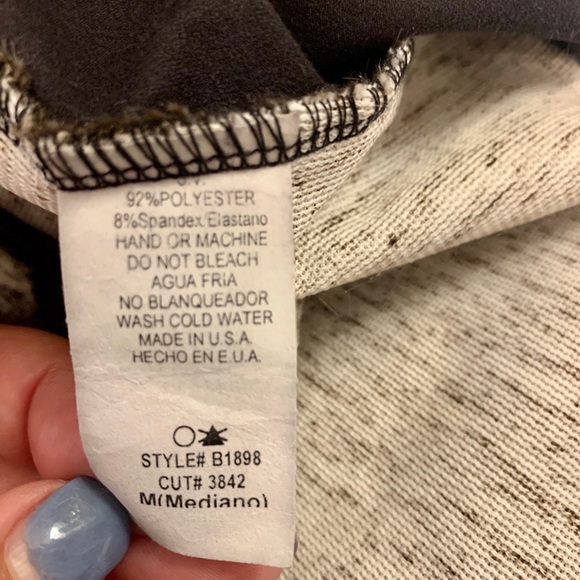 Cozy Zebra Print Vest Open Waterfall Front Sz M - Picture 5 of 5